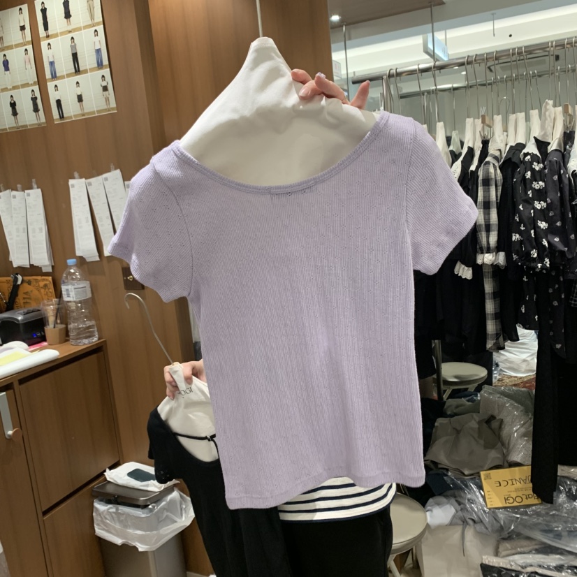 OGI韓國直郵㊣女裝新品熱賣25春夏推薦時尚人氣休閑T恤FLat OGIT恤