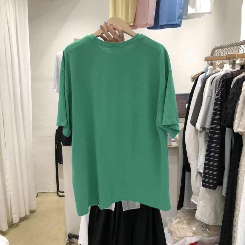 MUNSELL韓國直郵㊣女裝新品熱賣人氣推薦休閑時尚25春夏T恤MUNSELLT恤