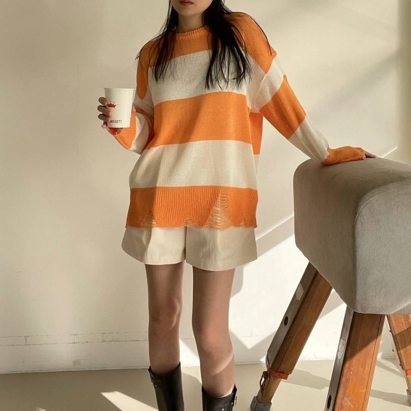 ALLVIBE韓國直郵女裝新品休閑25春夏推薦真品人氣針織衫折扣ALLVIBE針織衫圖色2