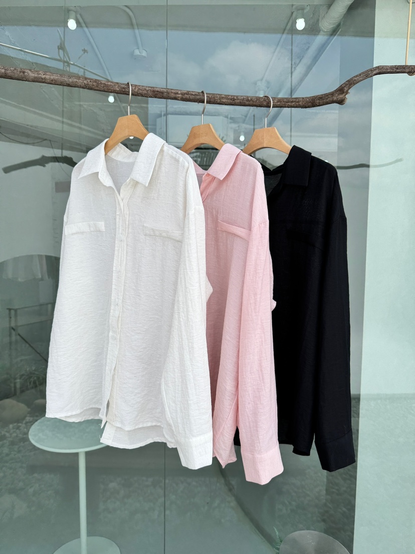 AVEC-OT東大門代購女裝新品熱賣25春夏真品休閑襯衫蕾絲衫AVEC-OT襯衫/蕾絲衫