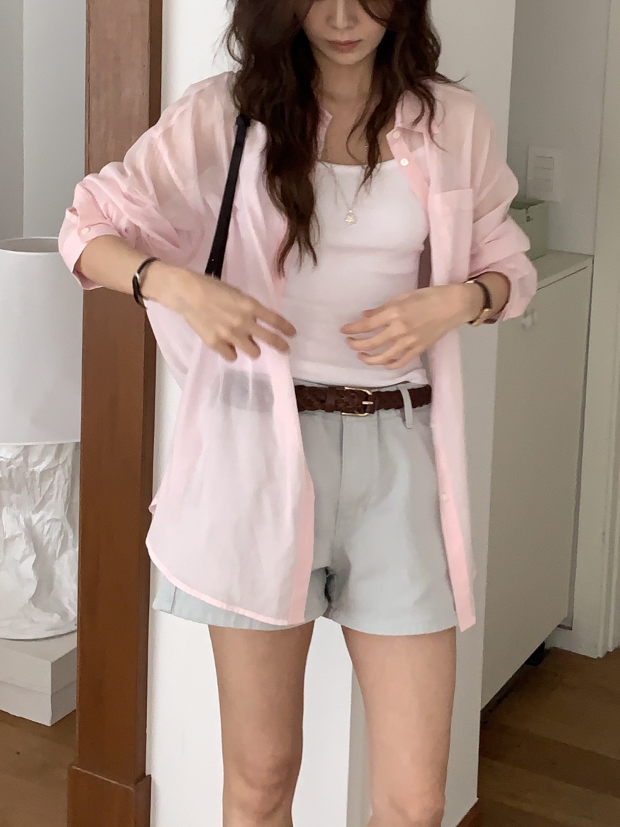 BAKING POWDER東大門直郵女士新品休閑職業時尚襯衫蕾絲衫BAKING POWDER襯衫/蕾絲衫