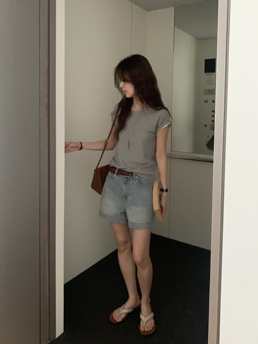 BAKING POWDER東大門實拍女裝新款職業人氣推薦25春夏真品T恤BAKING POWDERT恤