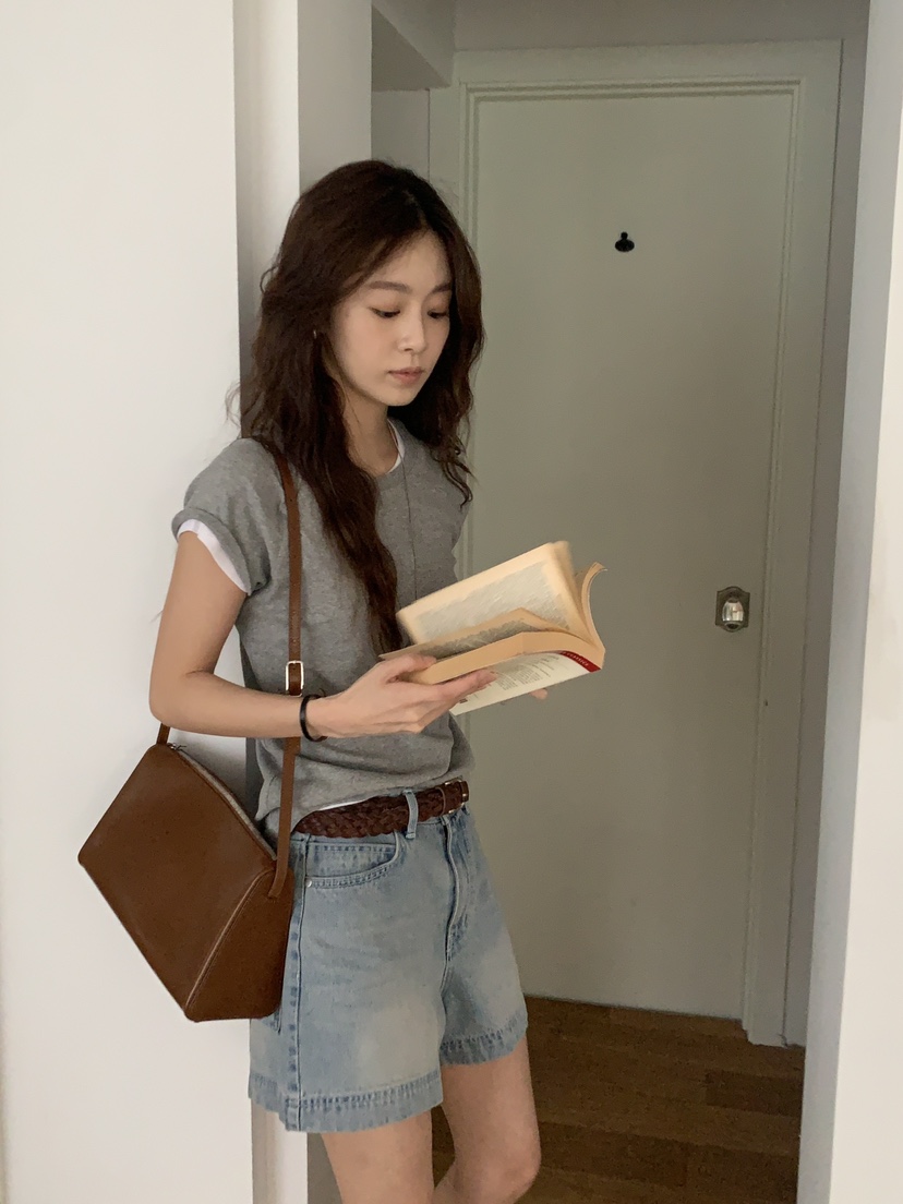 BAKING POWDER東大門實拍女裝新款職業人氣推薦25春夏真品T恤BAKING POWDERT恤