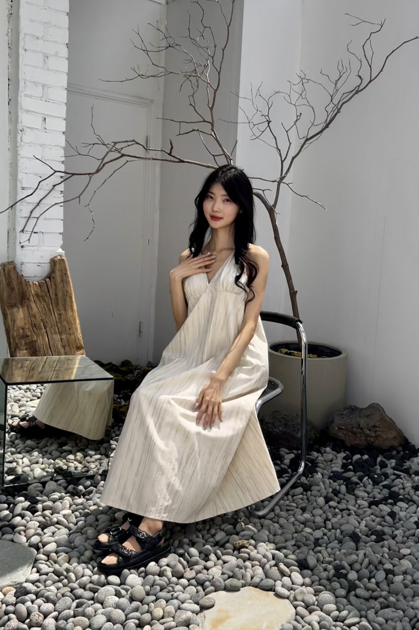 AVEC-OT韓國直郵女裝新款休閑推薦人氣時尚連衣裙不含內搭AVEC-OT連衣裙