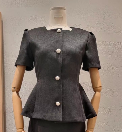EEYOU韓國代購女裝新品25春夏真品人氣時尚休閑推薦職業夾克EEYOU夾克圖色3