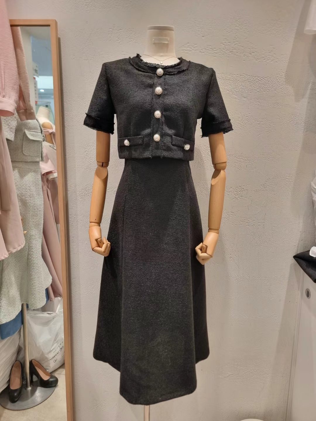 EEYOU東大門直郵女士新品真品推薦時尚人氣休閑25春夏連衣裙EEYOU連衣裙圖色2