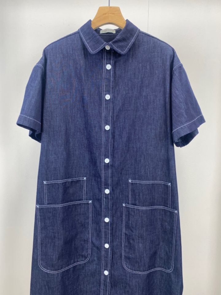 BEETLE STORE韓國直郵女士新品25春夏休閑職業推薦連衣裙口袋BEETLE STORE連衣裙