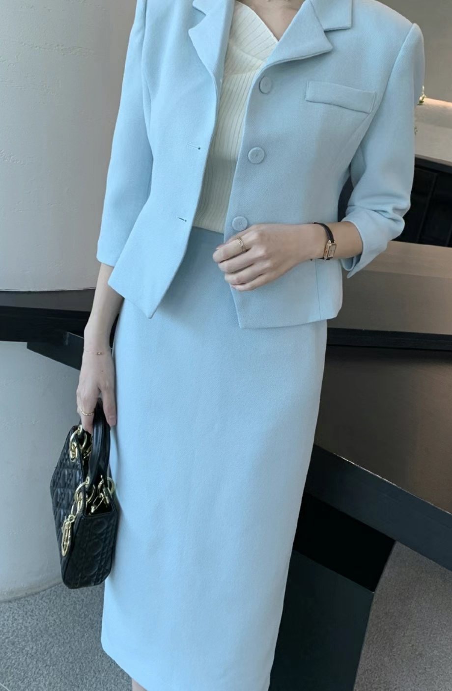 EEYOU東大門實拍女士新品真品25春夏推薦時尚人氣熱賣休閑套裝EEYOU套裝