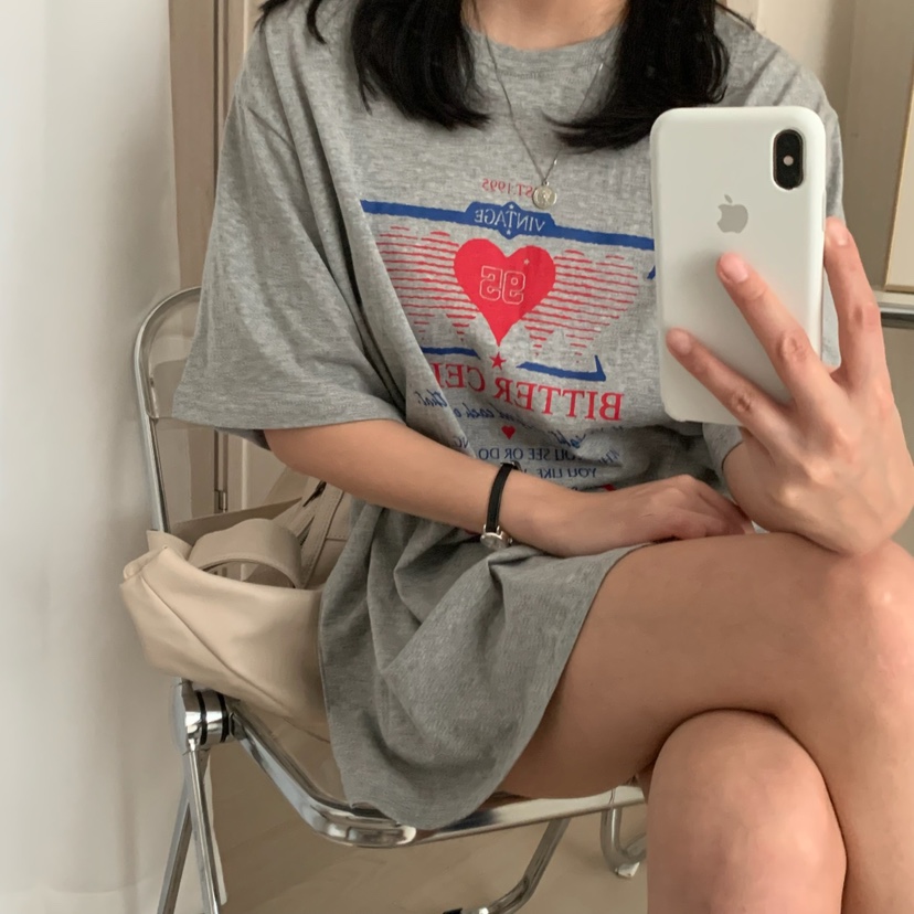 FROMJINI韓國直郵女裝新款25春夏職業人氣真品休閑時尚熱賣T恤FROMJINIT恤