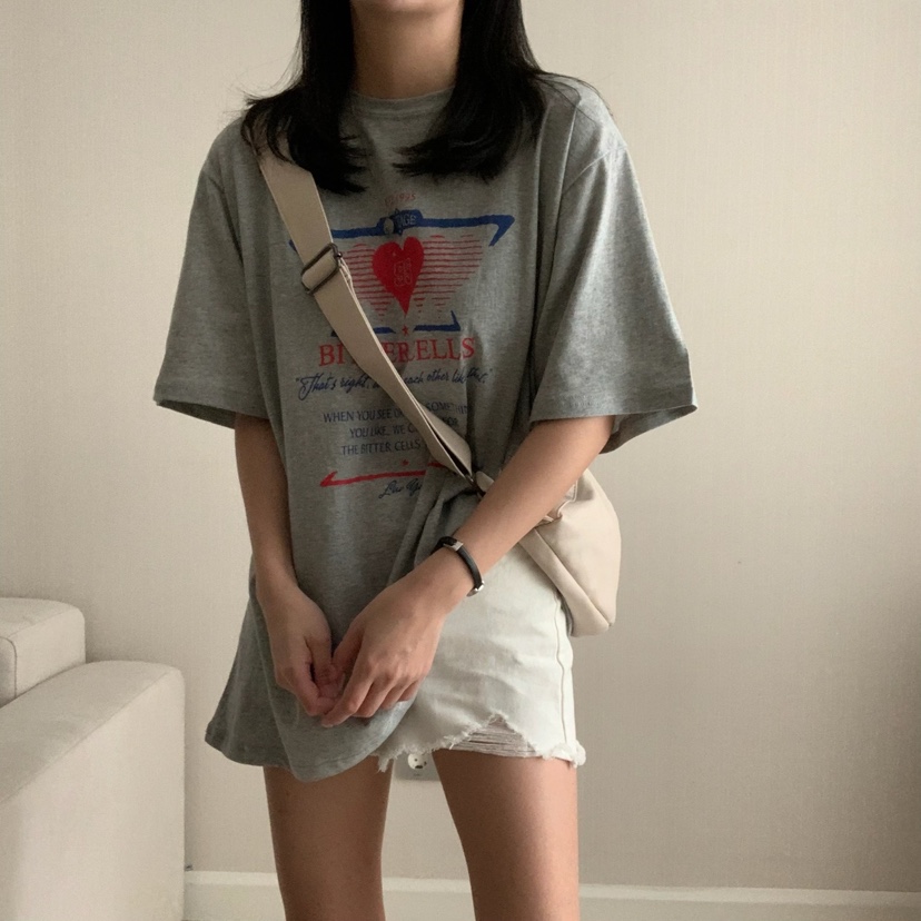 FROMJINI韓國直郵女裝新款25春夏職業人氣真品休閑時尚熱賣T恤FROMJINIT恤