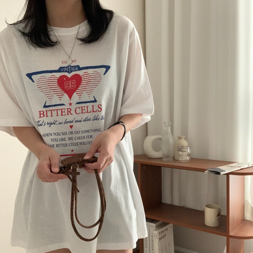FROMJINI韓國直郵女裝新款25春夏職業人氣真品休閑時尚熱賣T恤FROMJINIT恤