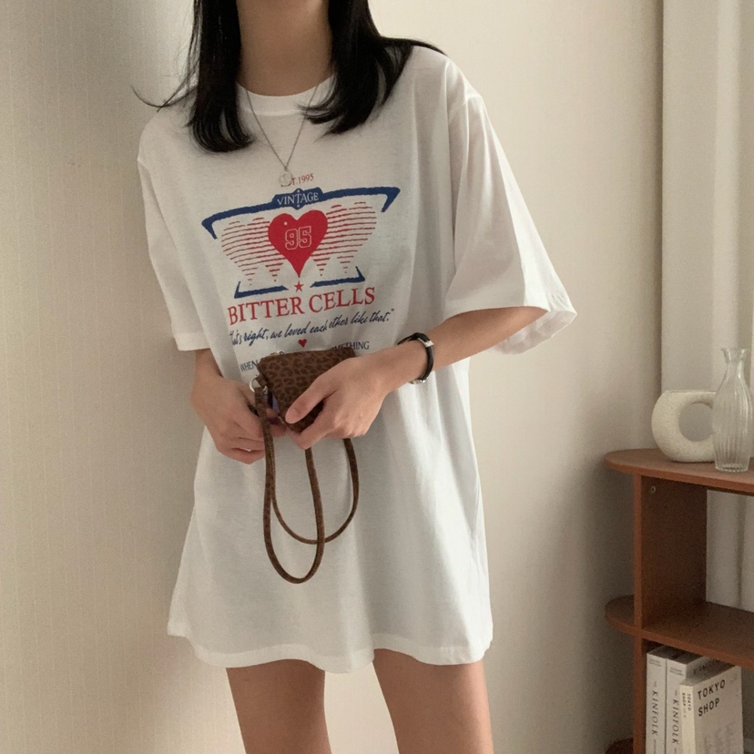 FROMJINI韓國直郵女裝新款25春夏職業人氣真品休閑時尚熱賣T恤FROMJINIT恤