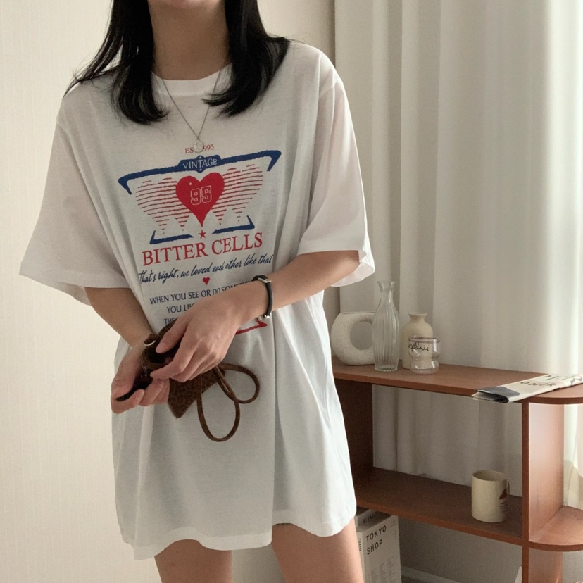 FROMJINI韓國直郵女裝新款25春夏職業人氣真品休閑時尚熱賣T恤FROMJINIT恤