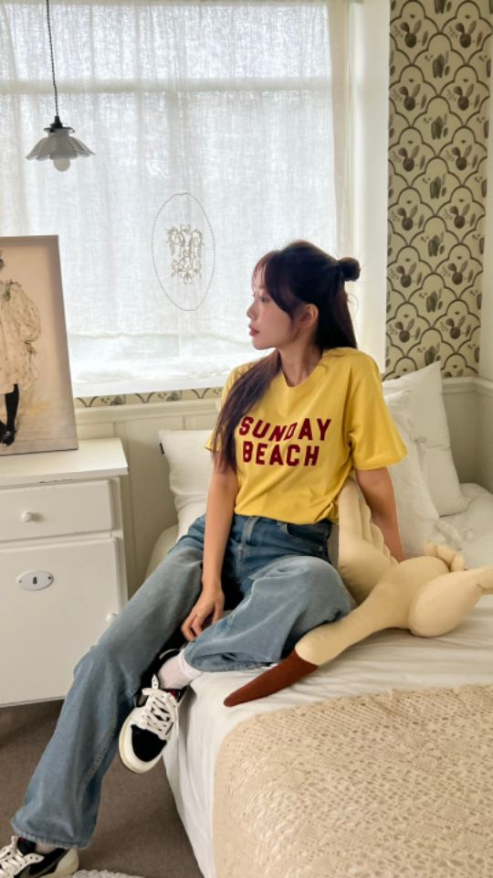 HEY/TO SEWING韓國直郵女士新品25春夏推薦時尚真品休閑T恤BY HEY/TO SEWINGT恤