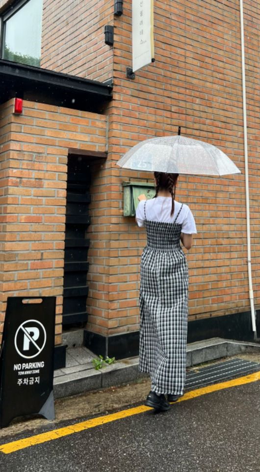HEY/TO SEWING東大門實拍女士新款時尚25春夏推薦連衣裙格紋BY HEY/TO SEWING連衣裙