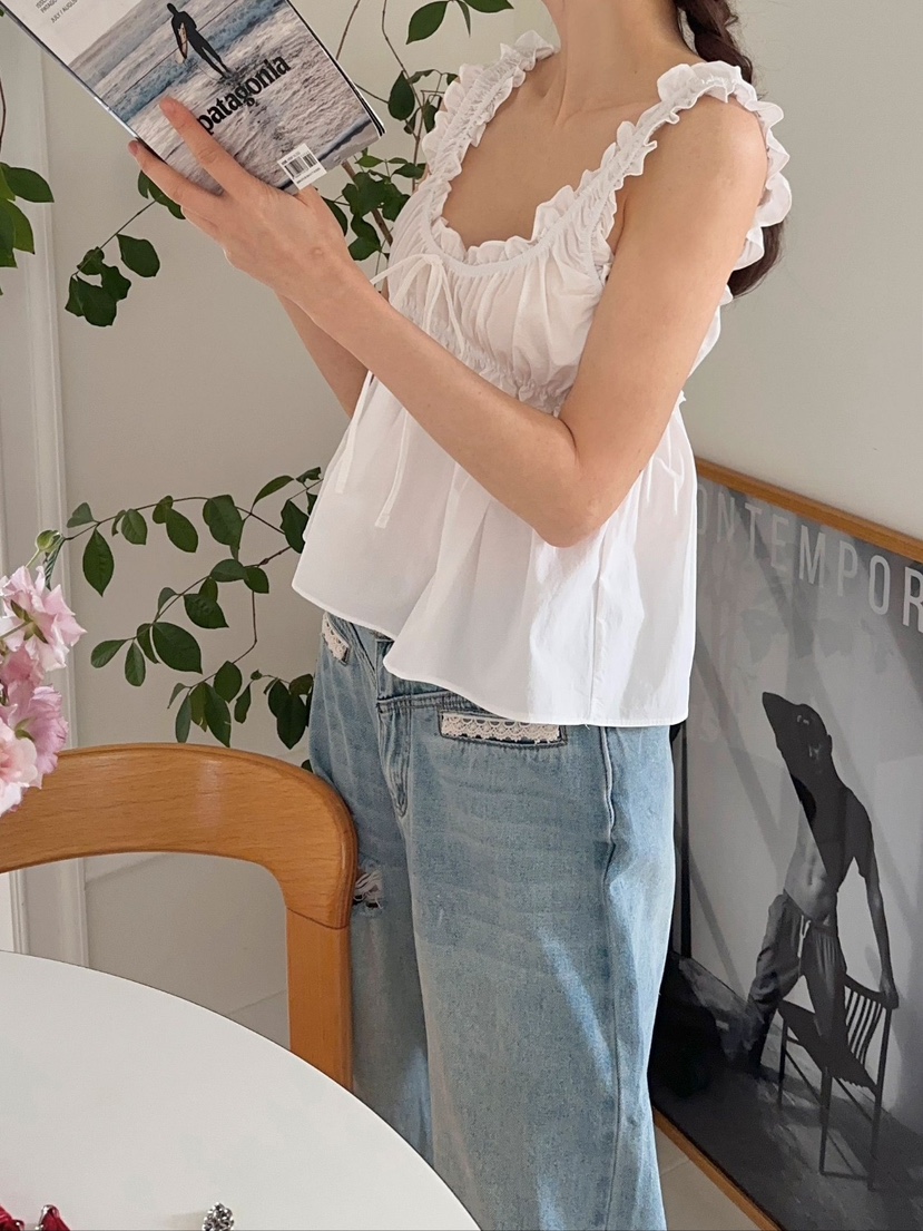 CRONG韓國直郵女士新款休閑職業25春夏時尚真品人氣吊帶背心CRONG吊帶/背心