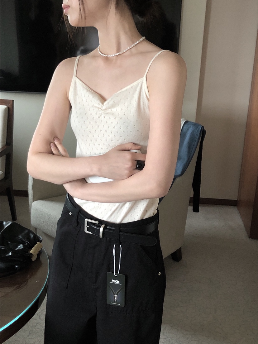 LE BUTTER東大門實拍女裝新品時尚推薦真品25春夏吊帶背心LE BUTTER吊帶/背心