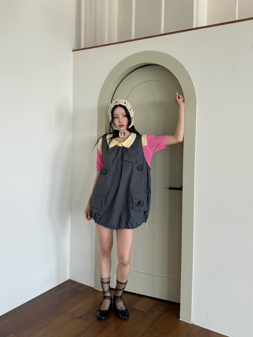 MAISONDEGLORY東大門代購女裝新款25春夏職業真品時尚連衣裙MAISON DE GLORY連衣裙