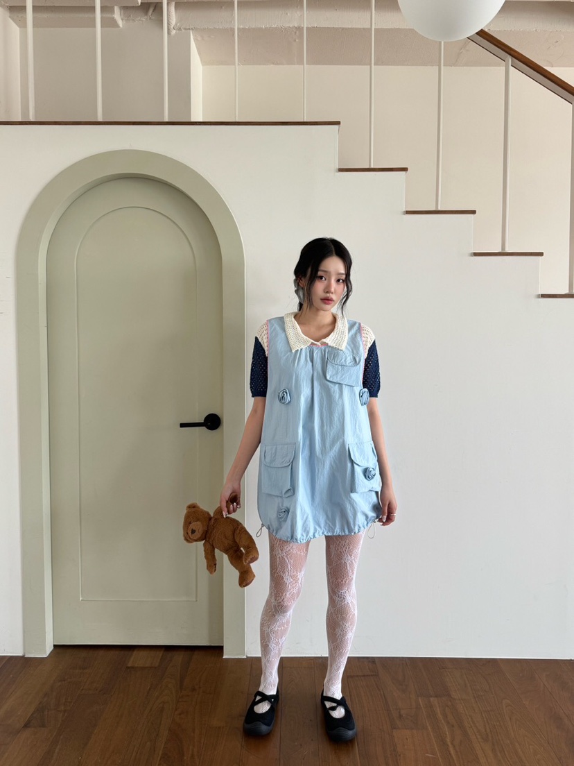 MAISONDEGLORY東大門代購女裝新款25春夏職業真品時尚連衣裙MAISON DE GLORY連衣裙