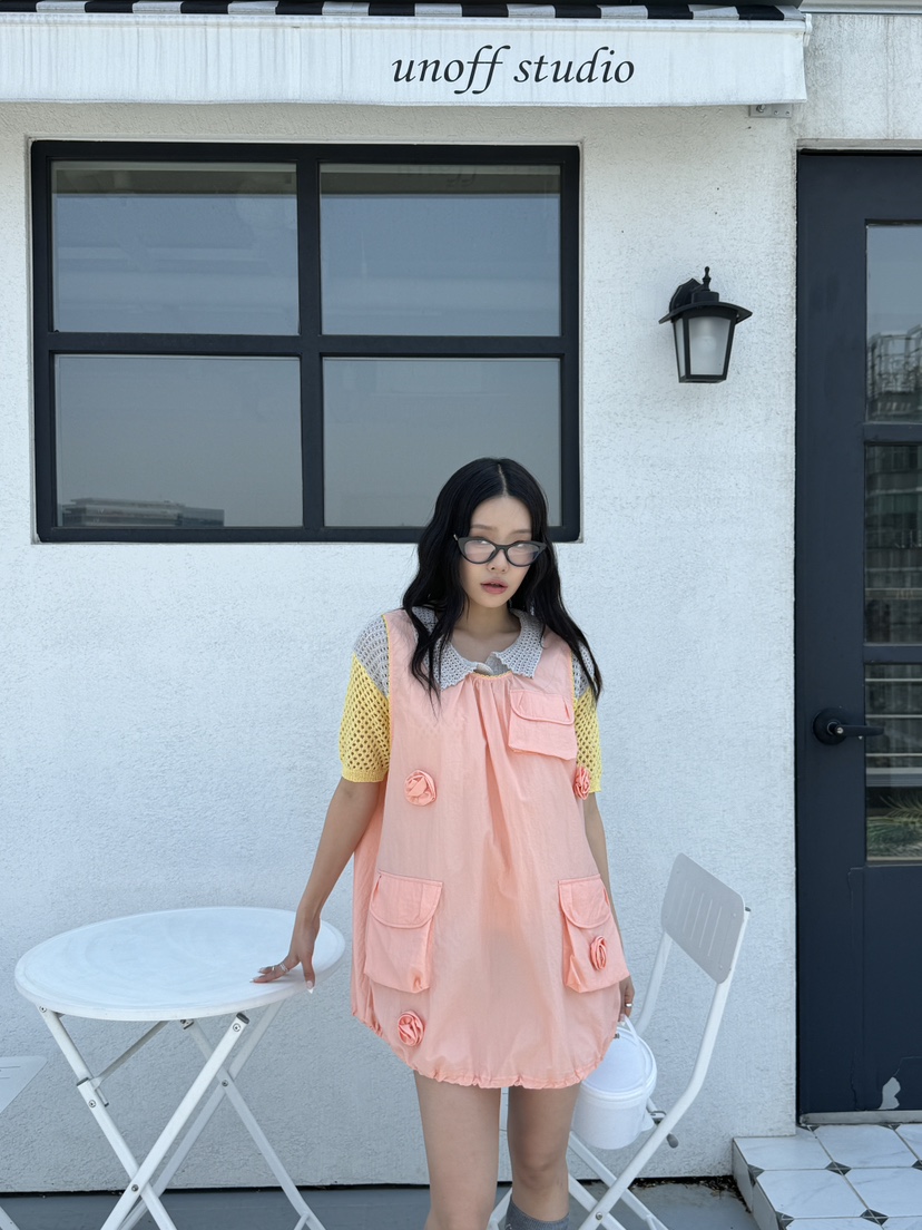MAISONDEGLORY東大門代購女裝新款25春夏職業真品時尚連衣裙MAISON DE GLORY連衣裙