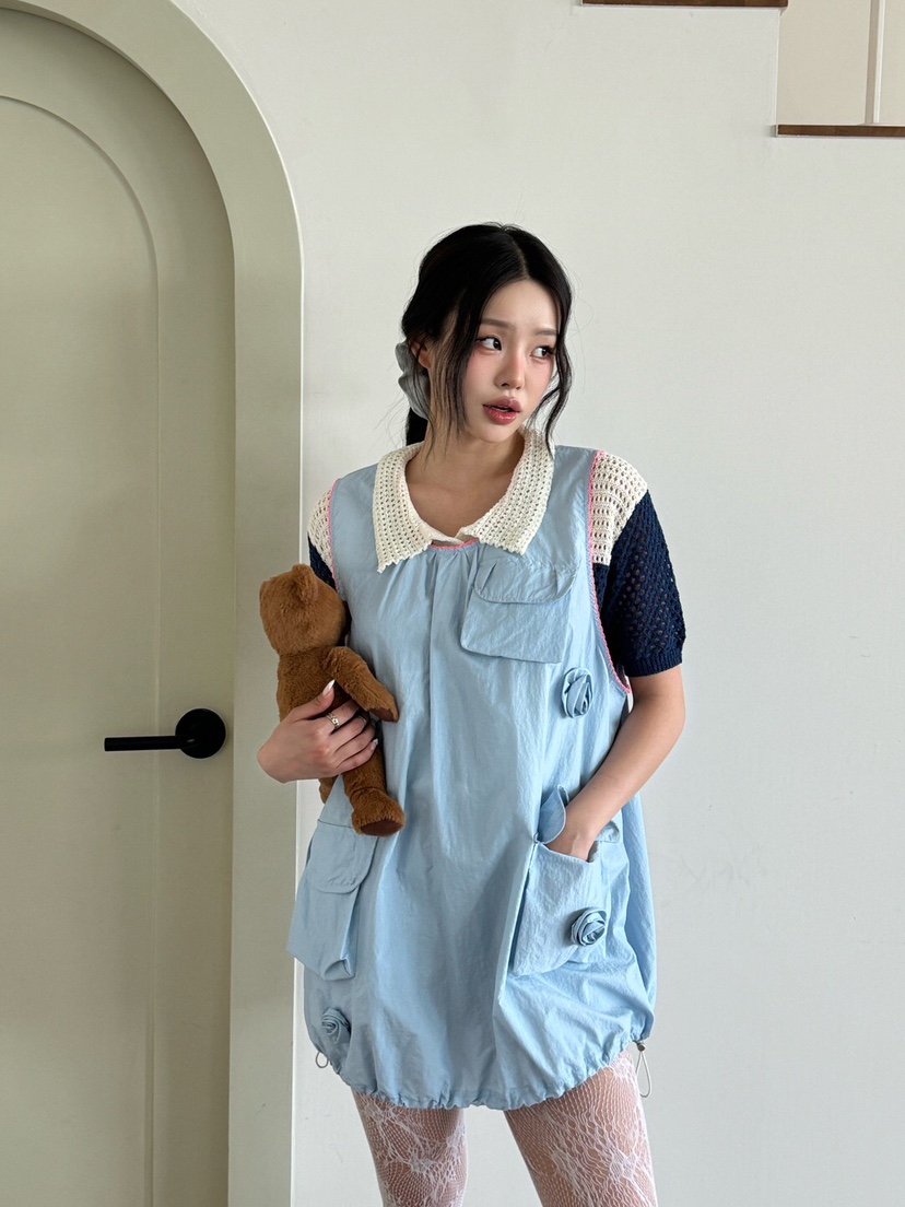 MAISONDEGLORY東大門代購女裝新款25春夏職業真品時尚連衣裙MAISON DE GLORY連衣裙圖色2