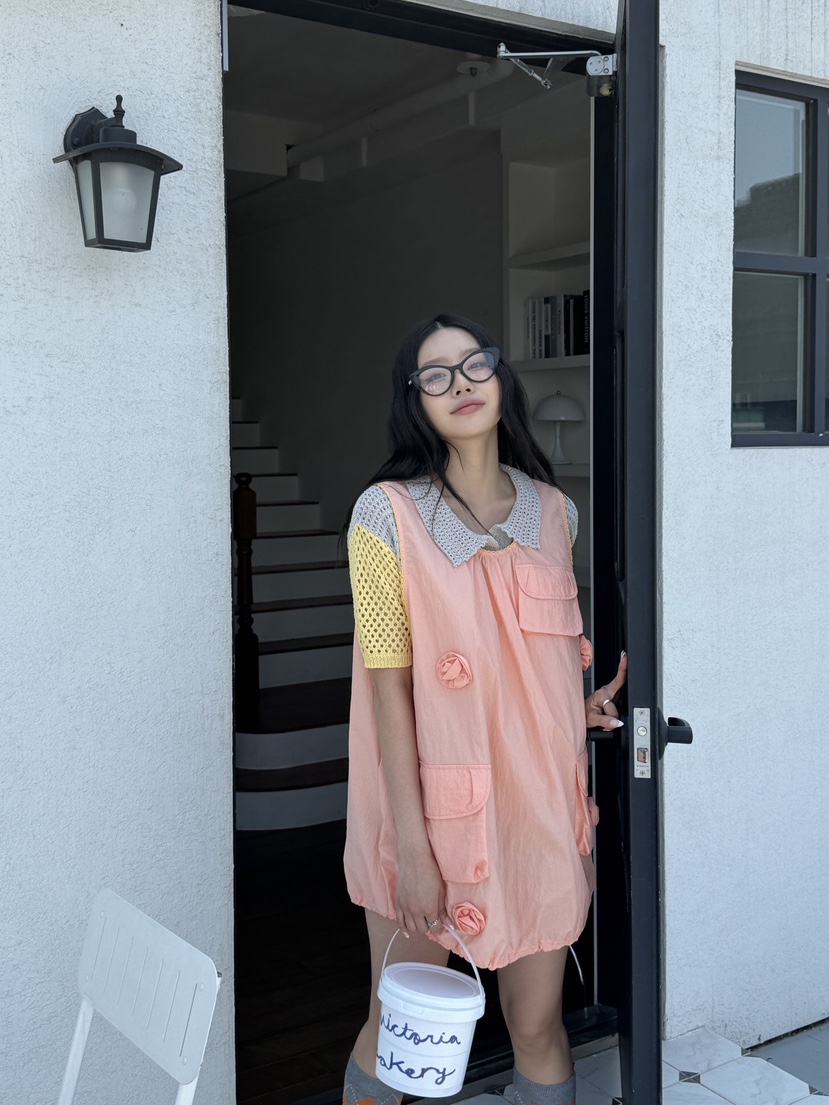 MAISONDEGLORY東大門代購女裝新款25春夏職業真品時尚連衣裙MAISON DE GLORY連衣裙圖色3
