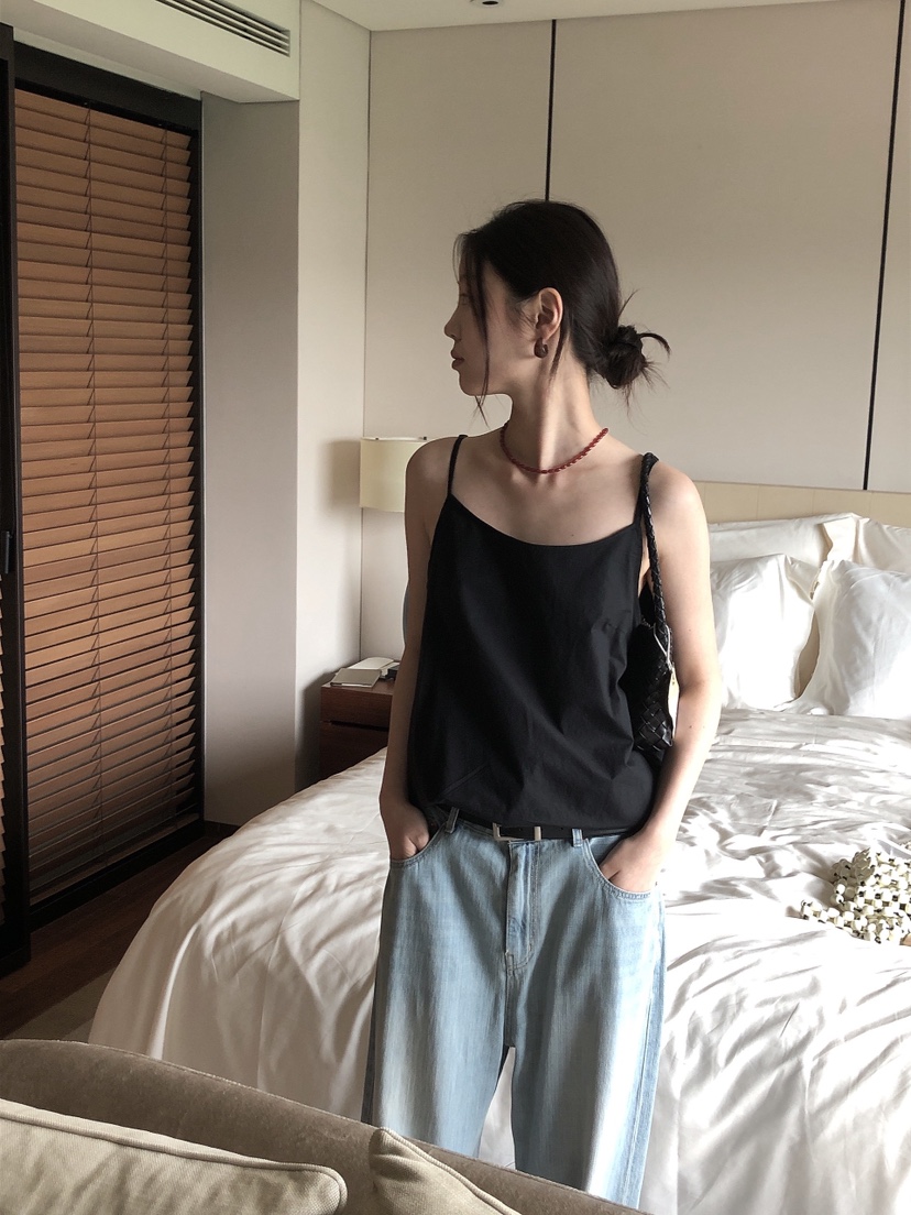 LE BUTTER韓國直郵女士新品推薦人氣休閑真品25春夏吊帶背心LE BUTTER吊帶/背心