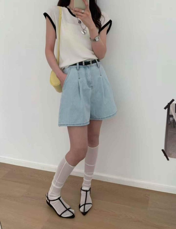 BOBBIE DOLL東大門代購女士新款25春夏真品推薦人氣熱賣短褲BOBBIE DOLL短褲