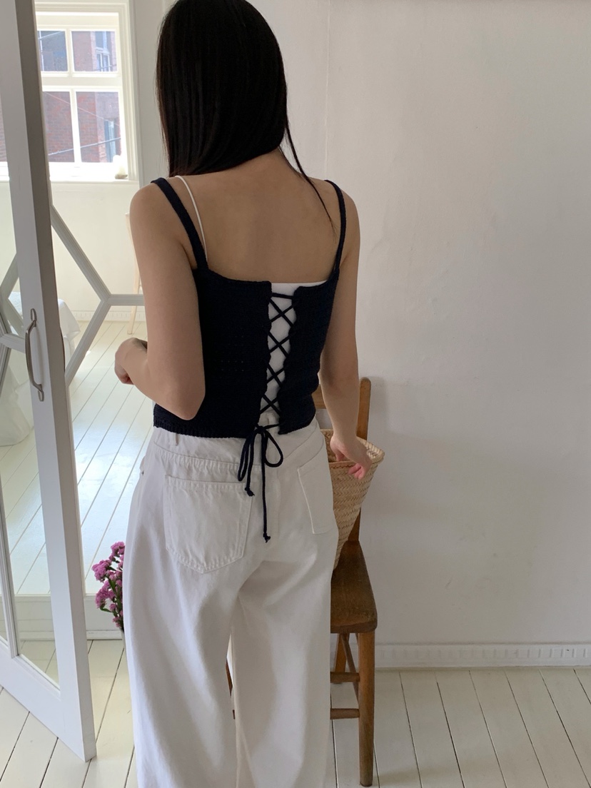 DARLUZ_MI東大門實拍女裝新品真品時尚人氣推薦吊帶背心緊身DARLUZ_MI吊帶/背心
