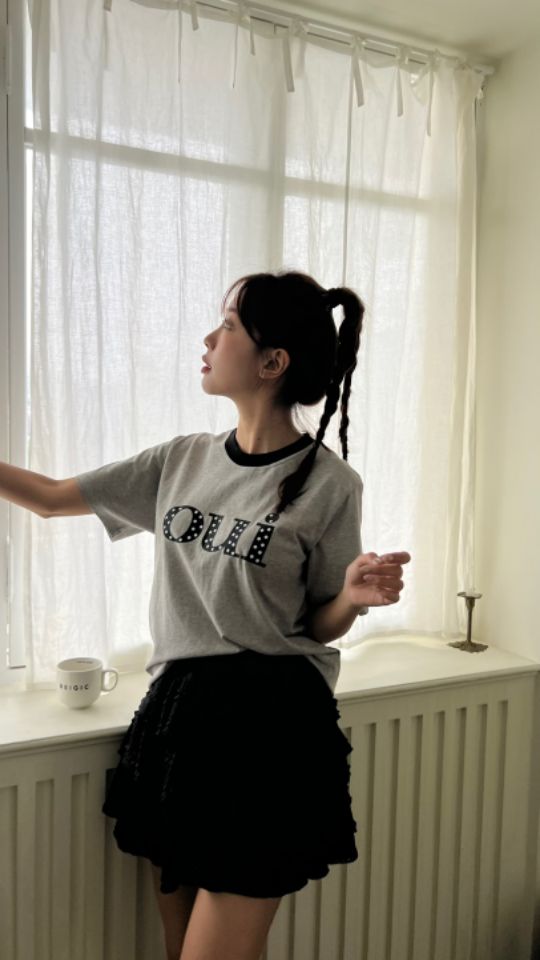 HEY/TO SEWING韓國直郵女士新款時尚休閑人氣推薦真品T恤BY HEY/TO SEWINGT恤