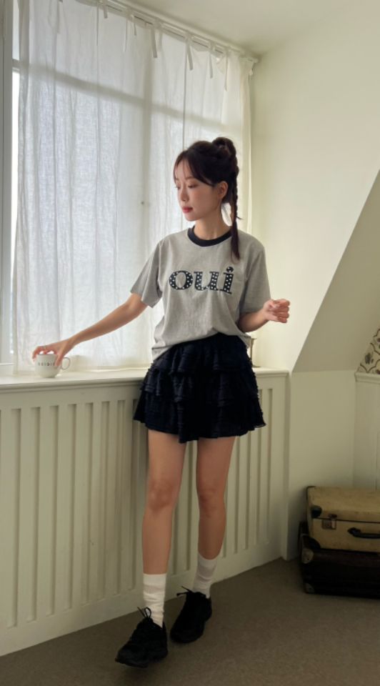 HEY/TO SEWING韓國直郵女士新款時尚休閑人氣推薦真品T恤BY HEY/TO SEWINGT恤