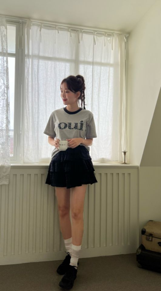 HEY/TO SEWING韓國直郵女士新款時尚休閑人氣推薦真品T恤BY HEY/TO SEWINGT恤