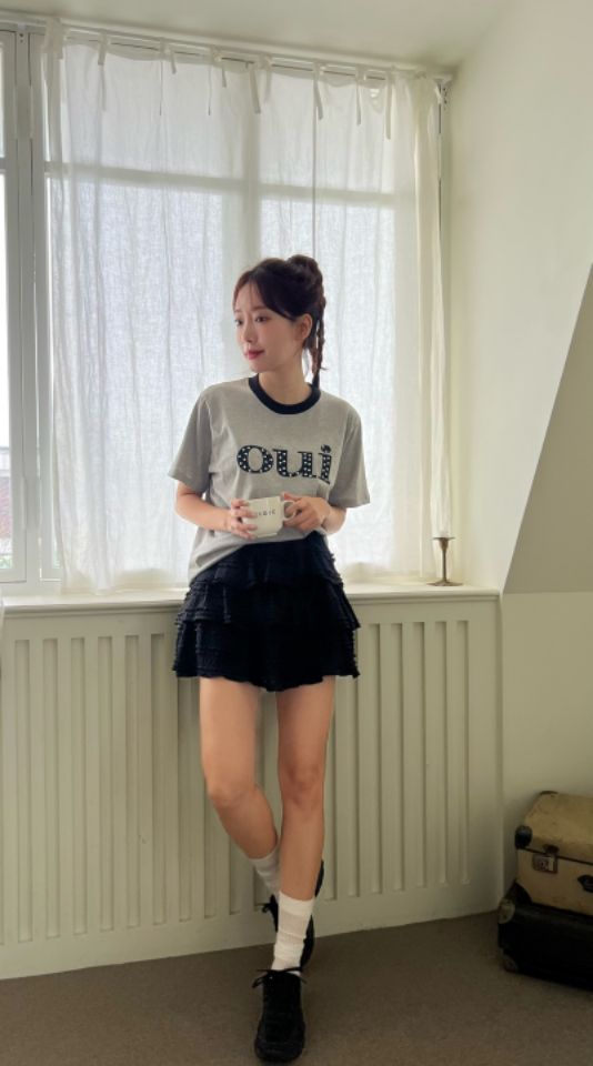 HEY/TO SEWING韓國直郵女士新款時尚休閑人氣推薦真品T恤BY HEY/TO SEWINGT恤