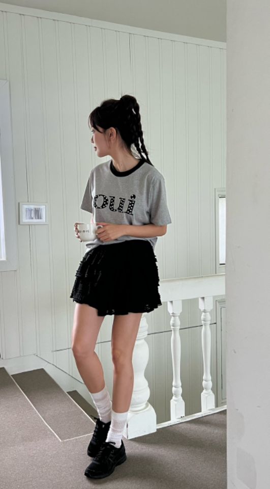 HEY/TO SEWING韓國直郵女士新款時尚休閑人氣推薦真品T恤BY HEY/TO SEWINGT恤