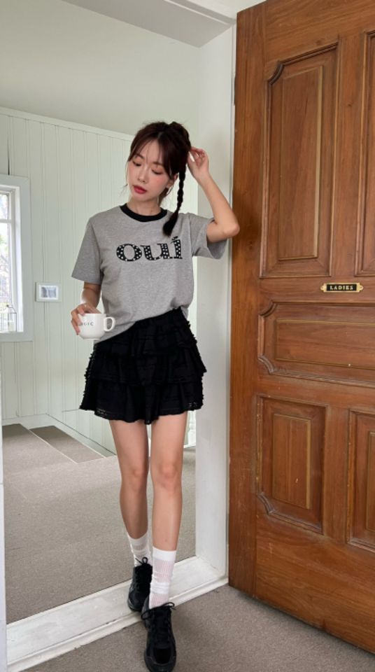 HEY/TO SEWING韓國直郵女士新款時尚休閑人氣推薦真品T恤BY HEY/TO SEWINGT恤