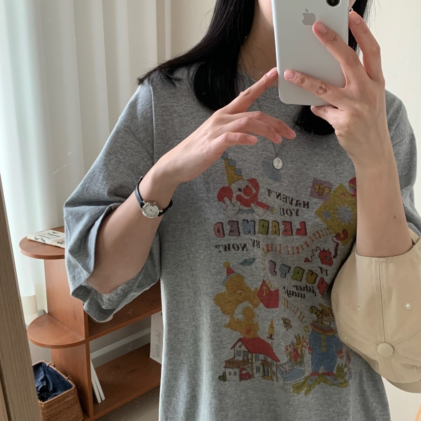 FROMJINI東大門實拍女士新款時尚職業25春夏人氣休閑熱賣T恤FROMJINIT恤