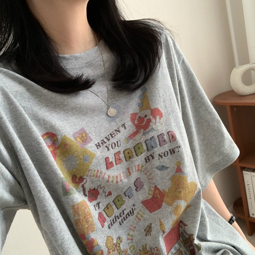 FROMJINI東大門實拍女士新款時尚職業25春夏人氣休閑熱賣T恤FROMJINIT恤