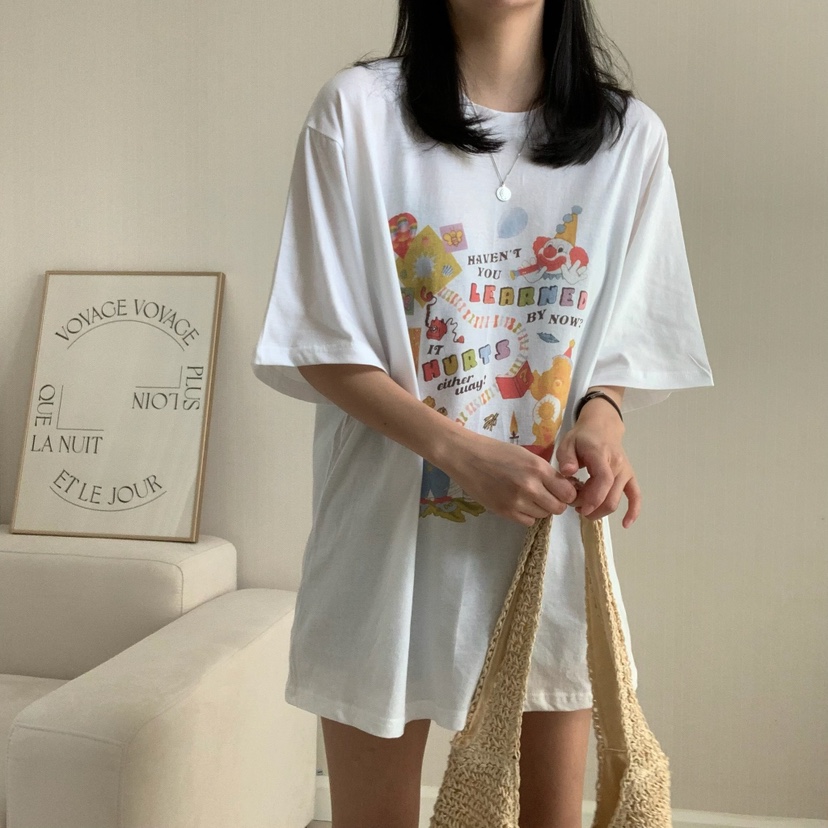 FROMJINI東大門實拍女士新款時尚職業25春夏人氣休閑熱賣T恤FROMJINIT恤