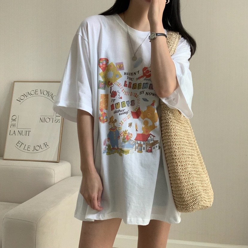 FROMJINI東大門實拍女士新款時尚職業25春夏人氣休閑熱賣T恤FROMJINIT恤