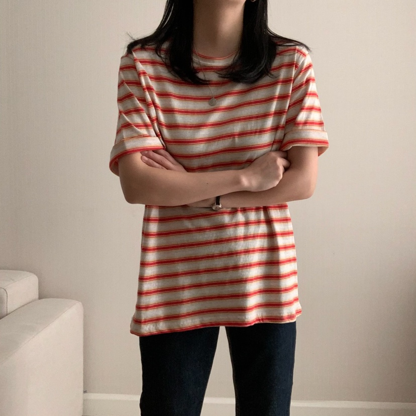 HELLO JINI韓國代購女士新款時尚職業熱賣推薦25春夏人氣T恤HELLO JINIT恤