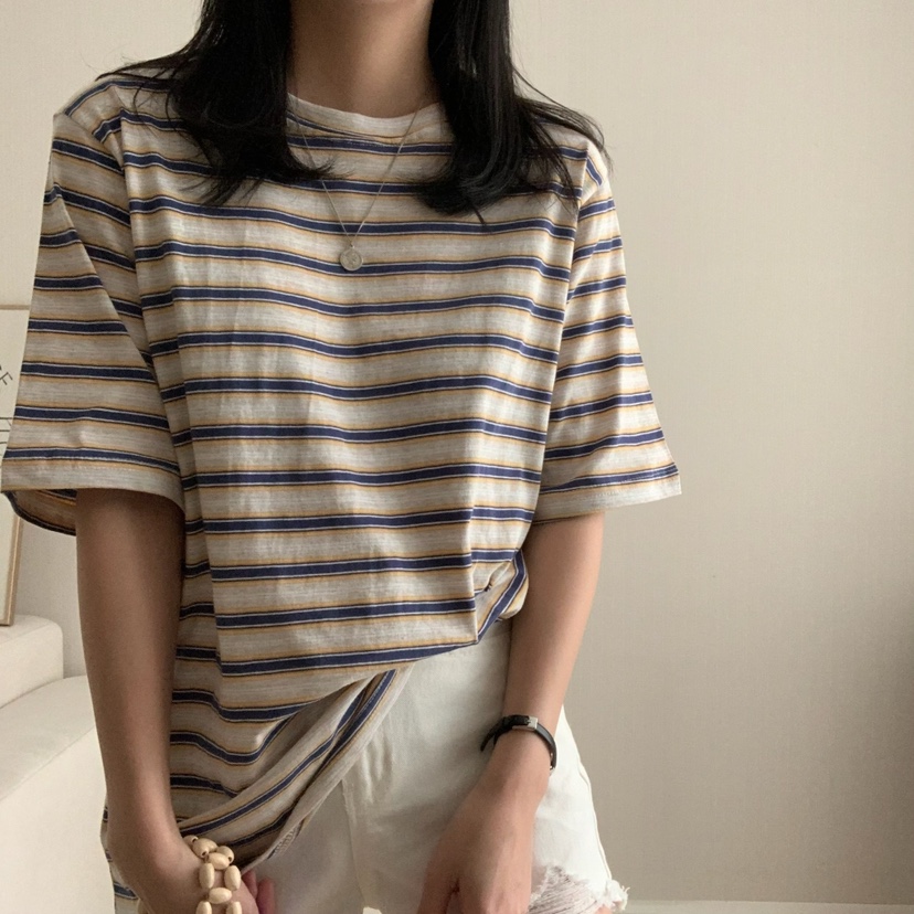 HELLO JINI韓國代購女士新款時尚職業熱賣推薦25春夏人氣T恤HELLO JINIT恤