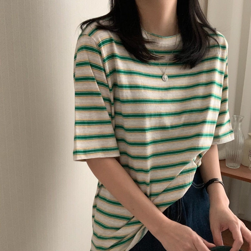 HELLO JINI韓國代購女士新款時尚職業熱賣推薦25春夏人氣T恤HELLO JINIT恤