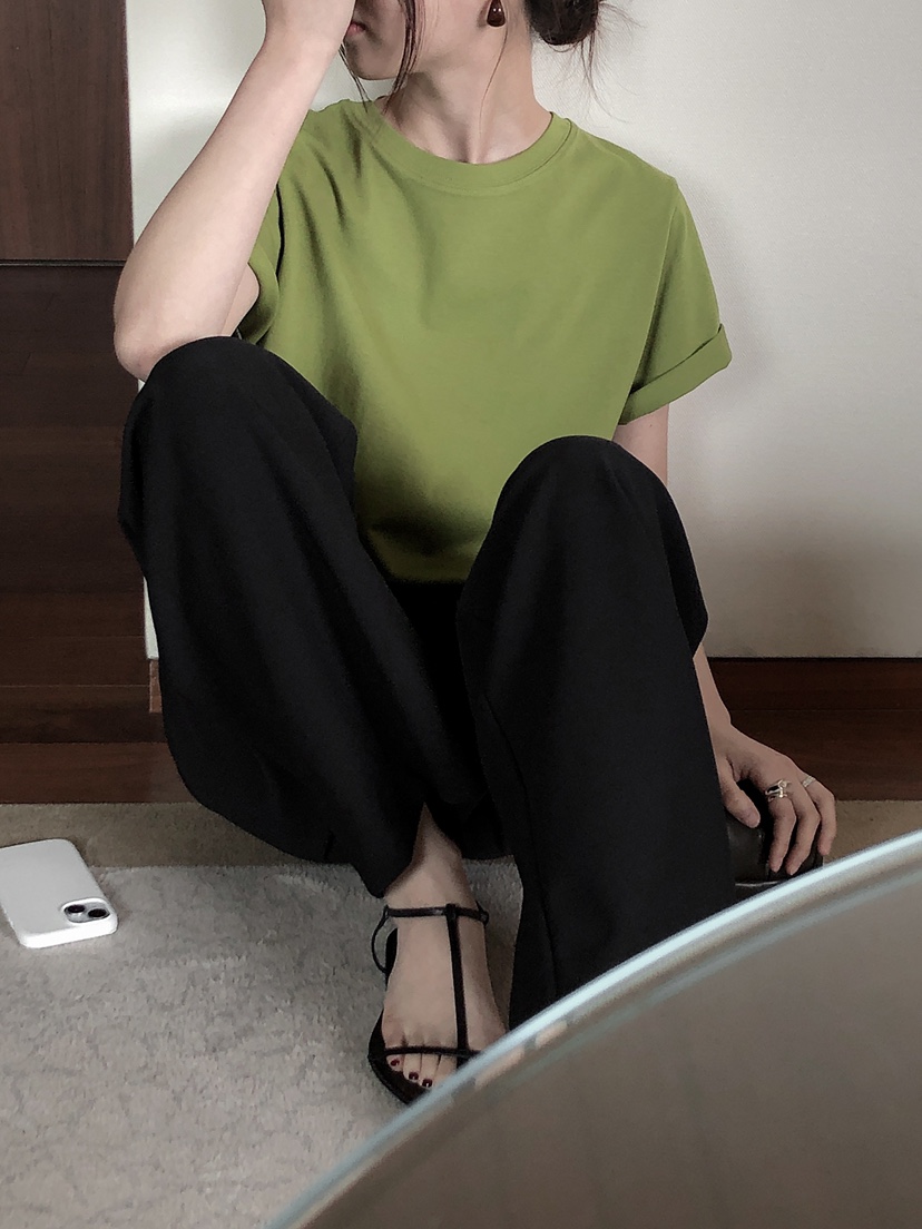 LE BUTTER韓國代購女士新款推薦人氣休閑25春夏熱賣時尚T恤LE BUTTERT恤