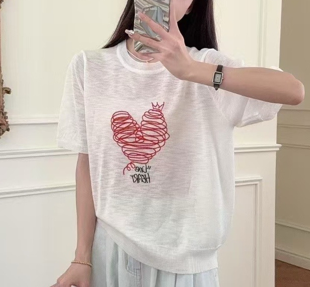 OLA韓國直郵女裝新品職業人氣休閑25春夏時尚熱賣推薦真品T恤mellor/OLAT恤