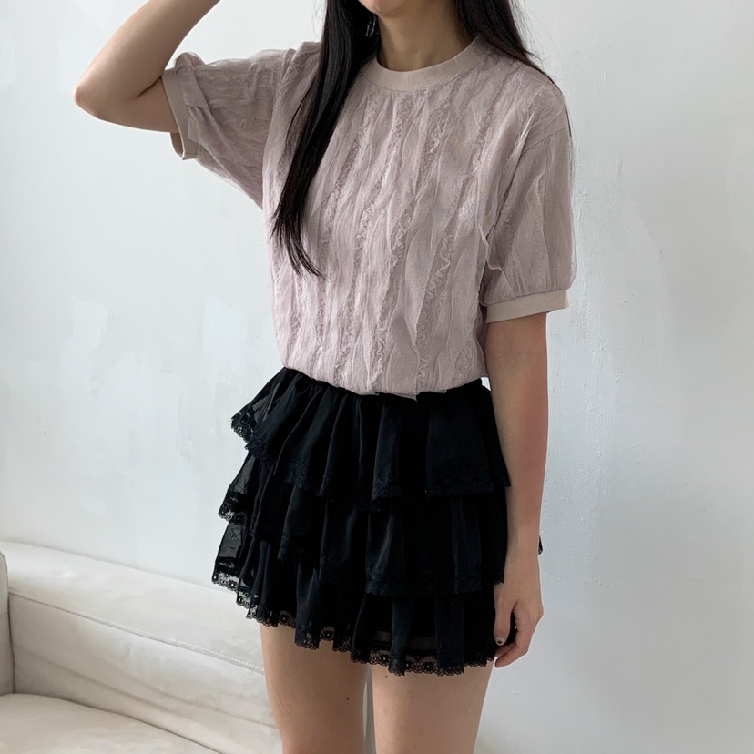 LOVABLE韓國代購女裝新款真品25春夏休閑熱賣職業時尚人氣T恤LOVABLET恤