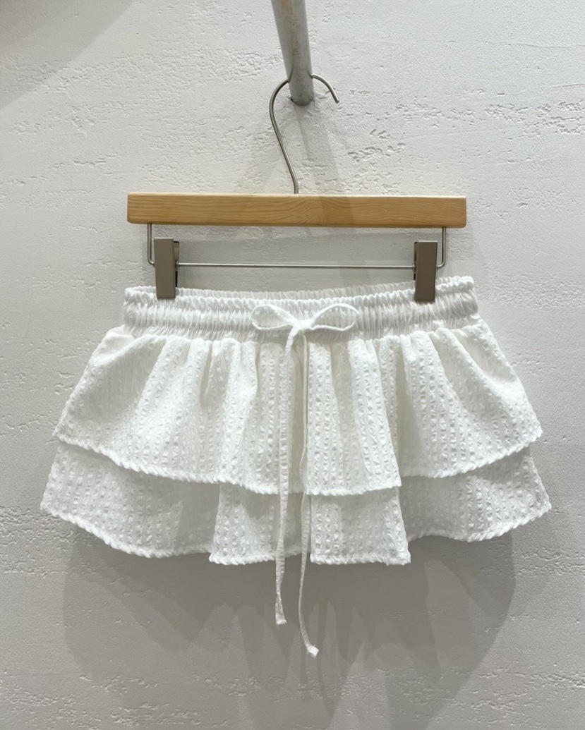OEUF東大門代購女士新品25春夏人氣推薦休閑真品熱賣時尚短裙OEUF短裙