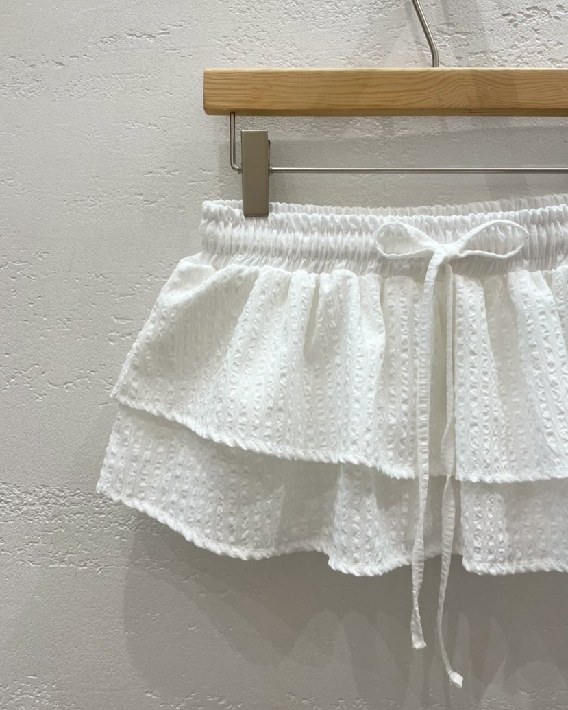 OEUF東大門代購女士新品25春夏人氣推薦休閑真品熱賣時尚短裙OEUF短裙