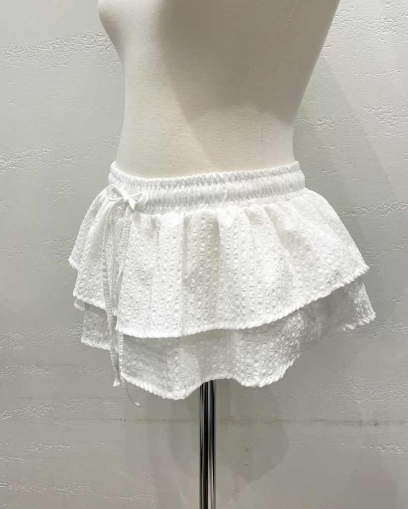 OEUF東大門代購女士新品25春夏人氣推薦休閑真品熱賣時尚短裙OEUF短裙