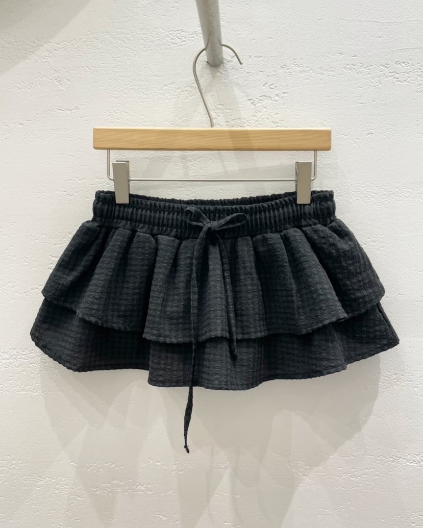 OEUF東大門代購女士新品25春夏人氣推薦休閑真品熱賣時尚短裙OEUF短裙圖色2