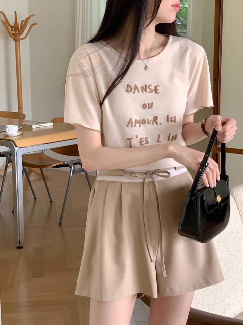 RE:FRESH-L韓國代購女裝新款職業熱賣人氣休閑真品25春夏T恤RE:FRESHT恤